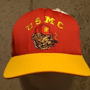 Vintage MILITARY USMC Bulldog HAT